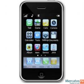 iPhone i9+, 2sim, FM, mp3, Bluetooth 3