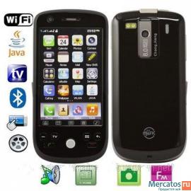 HTC Magic Tattoo W007 (копия), 2 sim, TV, WiFi, FM, mp3, Java