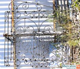 Дачные ворота. Кованый металл, ручная работа