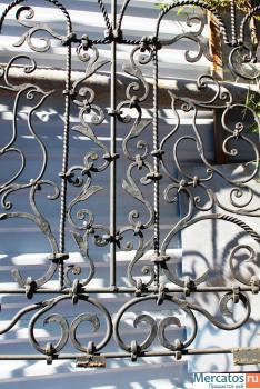 Дачные ворота. Кованый металл, ручная работа 4