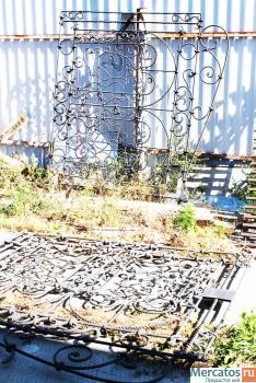 Дачные ворота. Кованый металл, ручная работа 5