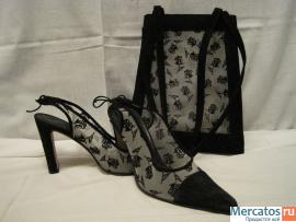 туфли с открытой пяткой+сумка от RAHFAEL SALATO42р на 41