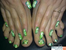 наращивание ногтей маникюр педикюр татуаж