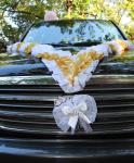 Свадебные украшения на машину - ленты