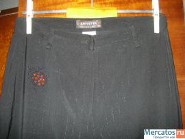 Брюки в полоску из рюлексной нитки 2