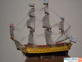 Модель корабля Ингерманланд (линейный корабль, 1715)
