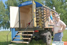 Баня на колёсах.Отдых на природе. 4