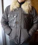 Куртка мужская зимняя, очень теплая с подкладом и мехом