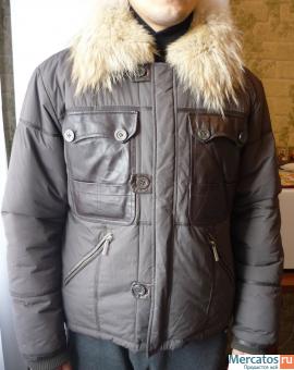 Куртка мужская зимняя, очень теплая с подкладом и мехом 2