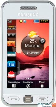 Сотовый телефон Samsung GT-S5230 Star Snow White