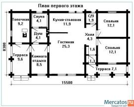 Новый дом для пост проживания в лесном массиве в 27км от СПб