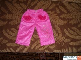 Джинсы и брюки утепленные на возраст 6-12 месяцев 2