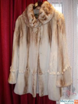 Продаётся норкова шуба размер 42-46 3