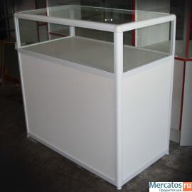 Прилавок полуостекленный