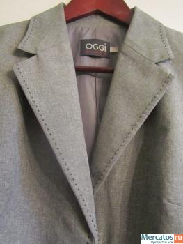 Костюм пиджак+юбка (цвет серый) 3