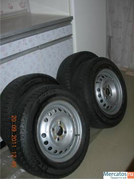 Зимние шины Michelin X-Ice с дисками на R13