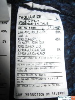 Свитер /Benetton /шерсть /M-L 4