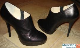 Ботильоны из натуральной кожи