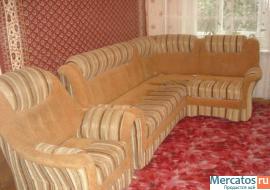 Диван угловой(раскладной)+кресло