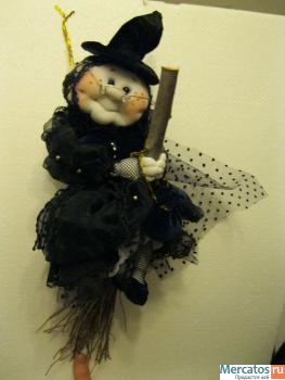 Ведьма.Авторская текстильная кукла. 3