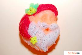 Сувенирное мыло ручной работы Новогодней тематики