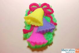 Сувенирное мыло ручной работы Новогодней тематики 2