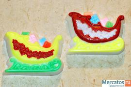 Сувенирное мыло ручной работы Новогодней тематики 6