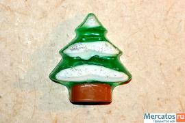 Сувенирное мыло ручной работы Новогодней тематики 8