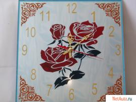 ЧАСЫ - ВИТРАЖ ! ОРИГИНАЛЬНЫЙ ПОДАРОК!