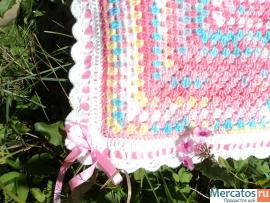 Одеялко-пледик ручной работы для малыша