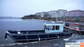 Грузовой алюминиевый катер Баренц 1200 2