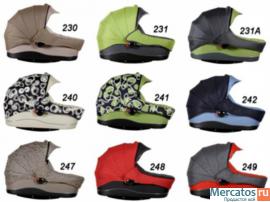 Коляска для новорожденных Kajtex Luxus лён 14" 7