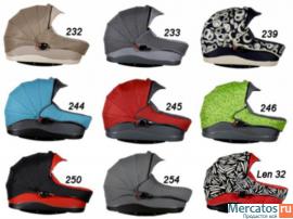 Коляска для новорожденных Kajtex Luxus лён 14" 8