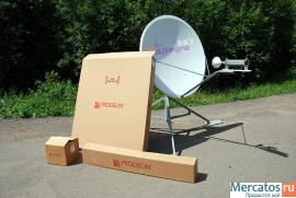Антенна для двухстороннего спутникового интернета