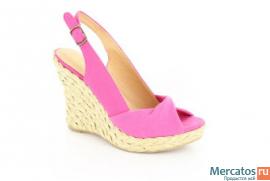 Летние босоножки из парусины разных расцветок 4