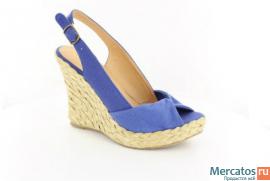 Летние босоножки из парусины разных расцветок 5