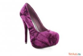 Выходные бархатные туфли