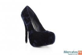 Выходные бархатные туфли 3