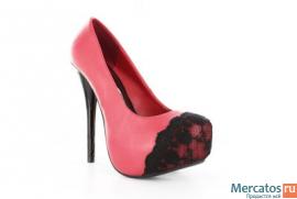 Туфли с черными кружевами 2