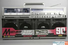 Куплю дорогие магнитолы класса Sharp GF-777, 555, радиоприёмники
