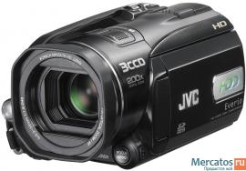 Видеокамера JVC Everio GZ-HD3ER, 60 Гб, Full HD
