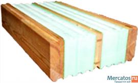Термобрус-клееный брус с утеплителем 2