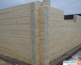 Термобрус-клееный брус с утеплителем 3