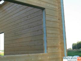 Термобрус-клееный брус с утеплителем 6