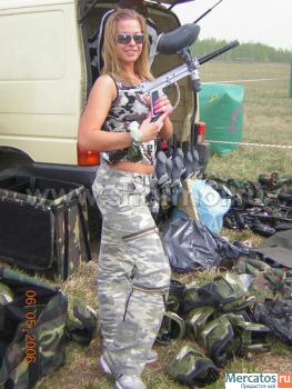 Выездной пейнтбол.