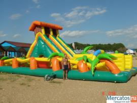 Батут надувной "Джунгли" 90м2 3