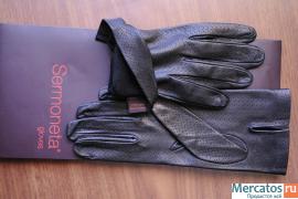 Кожаные итальянские Sermoneta gloves
