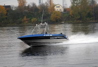 Алюминиевый сварной катер GRIZZLY 580 Fisherman одноконсольный 3