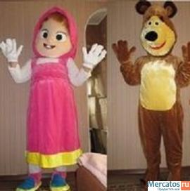 Ростовые куклы Маша и Медведь