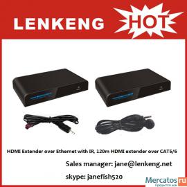 LKV373IR HDMI удлинитель по локальной сети ( с функцией передачи